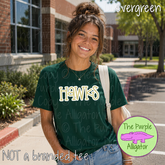 Hawks Quirk – Custom Spirit Wear School & Mascot Apparel 0926 TPA