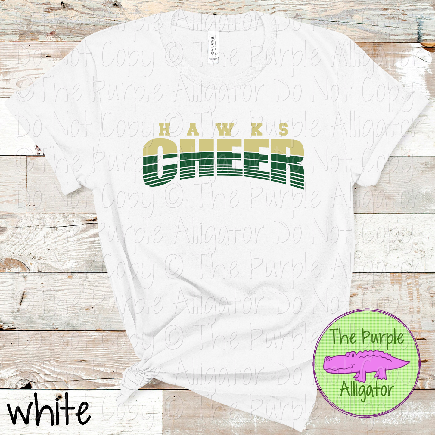 Hawks Cheer 39 - Vintage Arch Custom Cheer Spirit Wear Mascot Apparel 0626 TPA