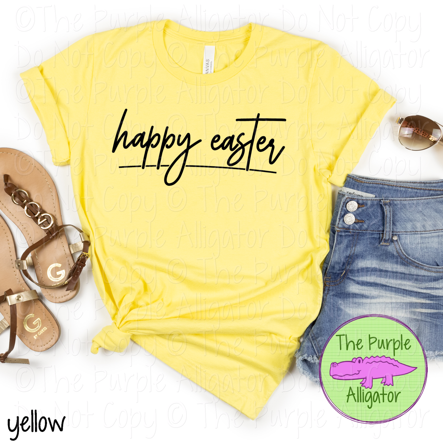 Happy Easter Christian Cursive Text Design 0424 SDS