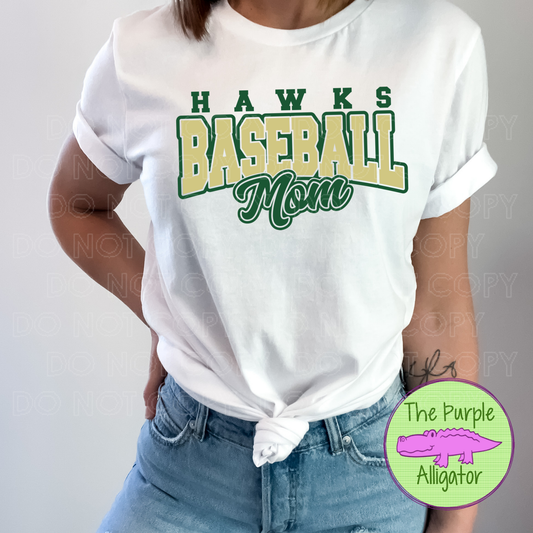 Hawks Baseball Mom SC054 (d2f TPA)