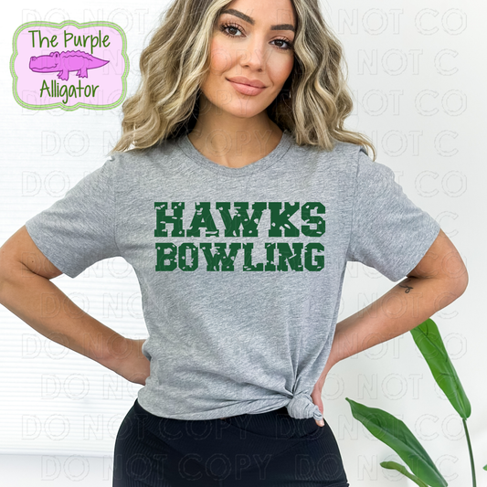Hawks Bowling Distressed (Green) (d2f TPA)
