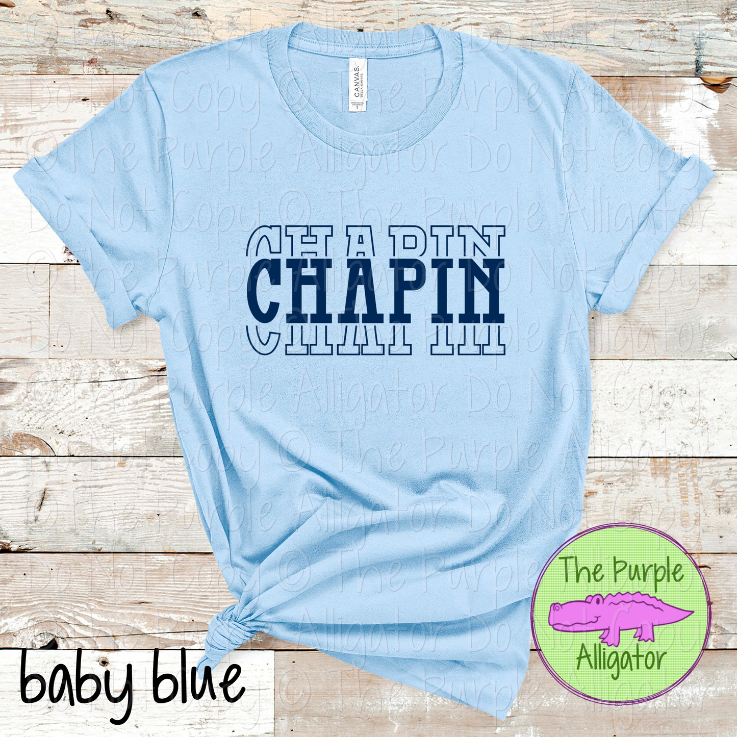 Chapin Headliner - The Stacked Series | Bold Vintage Stacked Spirit Wear | Custom School & Mascot Apparel  0126 TPA