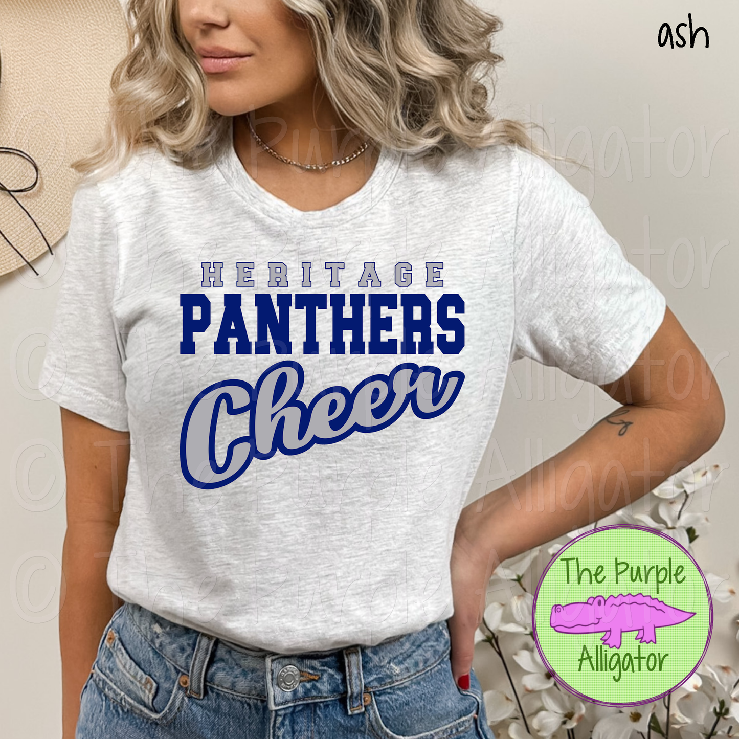 Heritage Panthers Cheer SC16 Mascot School Spirit - CHOOSE YOUR DESIGN COLORS (d2f TPA)