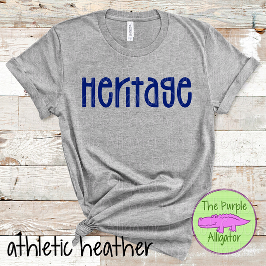 Heritage Happy Bro | Fun & Playful School Spirit Wear for Teachers, Students & Fans – CHOOSE YOUR DESIGN COLORS - 0825 (d2f TPA)