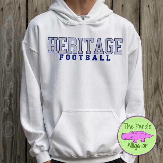 Heritage Football CB-JPST Mascot School Spirit (d2f TPA)