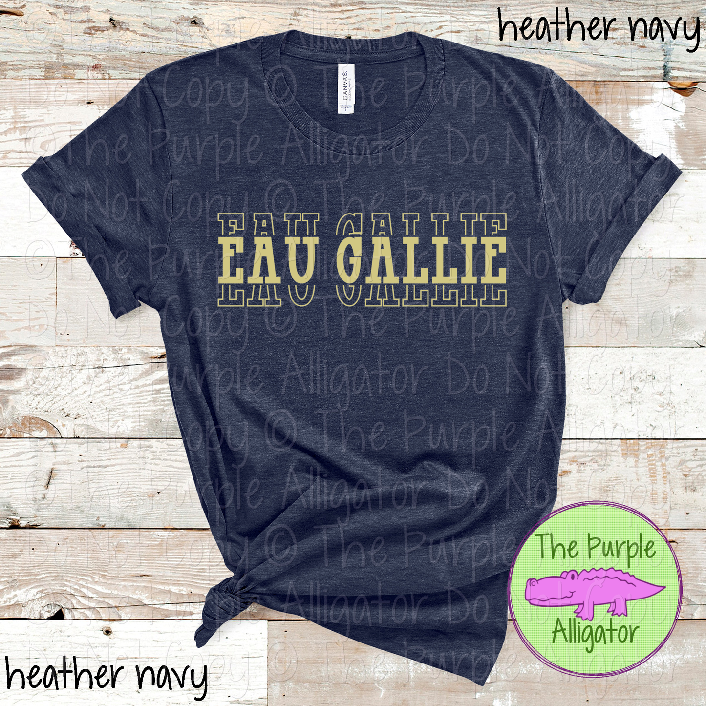 Eau Gallie Headliner - The Stacked Series | Bold Vintage Stacked Spirit Wear | Custom School & Mascot Apparel  0126 TPA