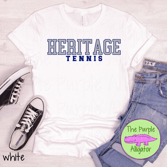 Heritage Tennis CB-JPST Mascot School Spirit (d2f TPA)