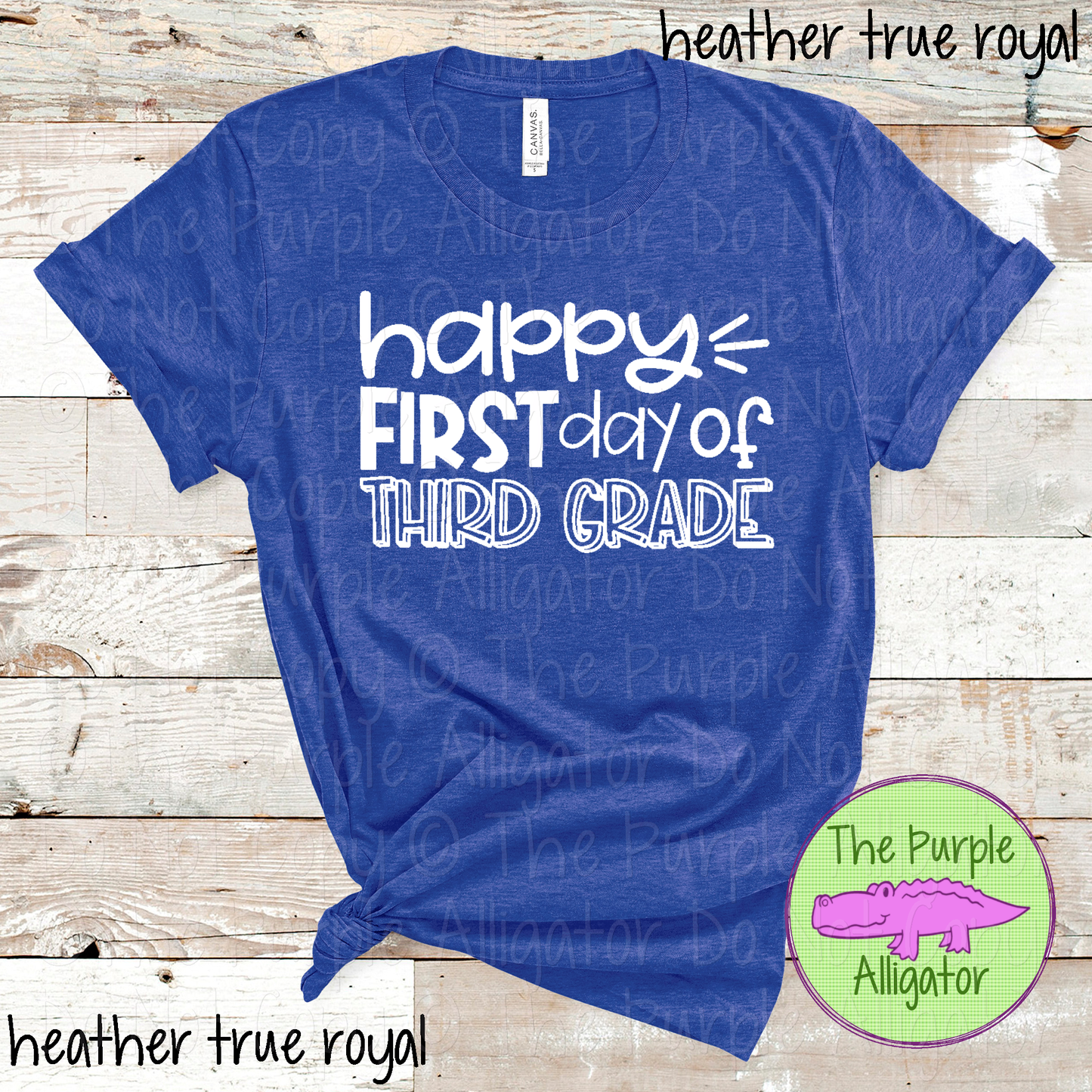 Happy First Day Preschool Kindergarten Elementary School Back to School Shirt 1019 CTD