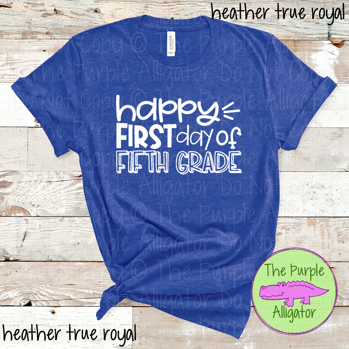 Happy First Day Preschool Kindergarten Elementary School Back to School Shirt 1019 CTD