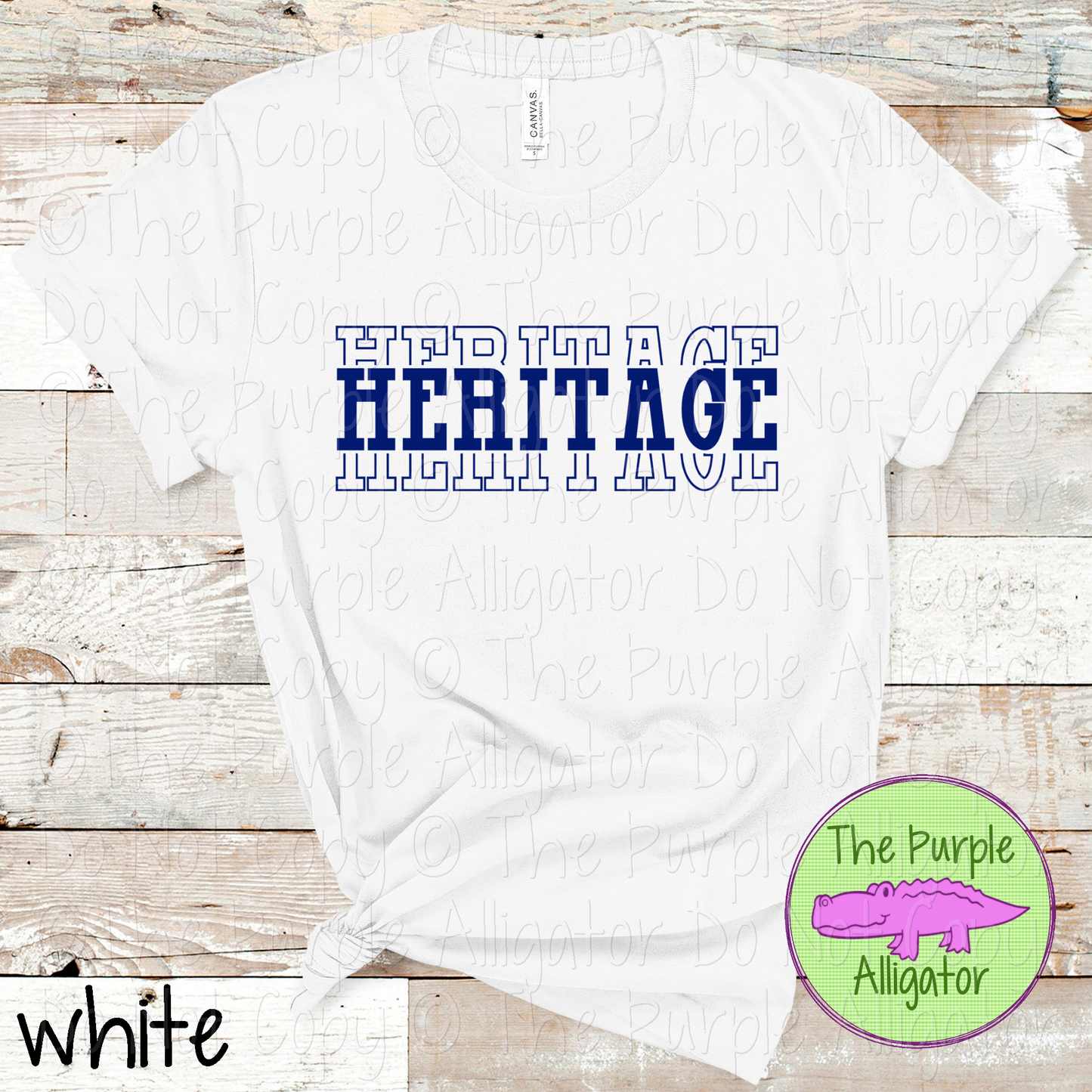 Heritage Headliner - The Stacked Series | Bold Vintage Stacked Spirit Wear | Custom School & Mascot Apparel  0126 TPA