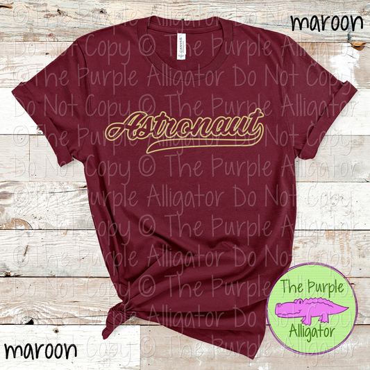 Astronaut Hollow Swash School Spirit Wear Team Swag - CHOOSE YOUR DESIGN COLOR - 0625 (d2f TPA)