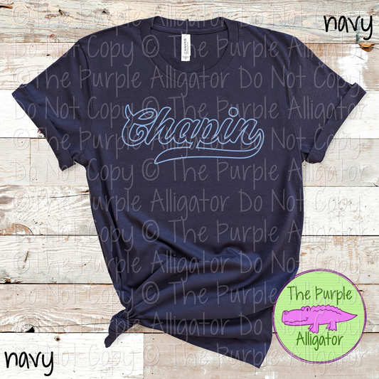 Chapin Hollow Swash School Spirit Wear Team Swag - CHOOSE YOUR DESIGN COLOR - 0625 (d2f TPA)