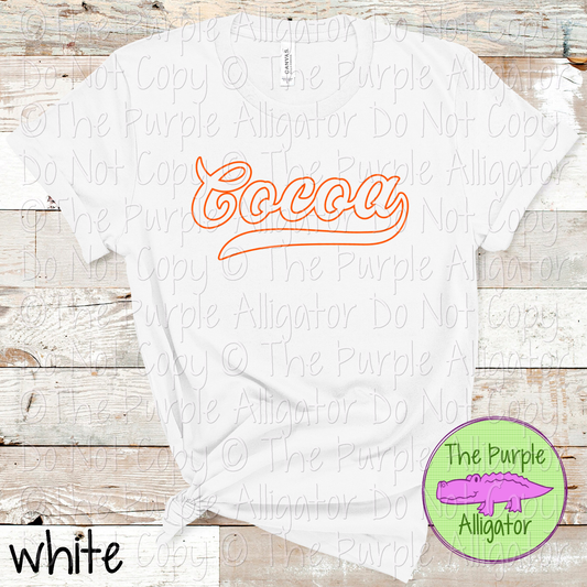 Cocoa Hollow Swash School Spirit Wear Team Swag - CHOOSE YOUR DESIGN COLOR - 0625 (d2f TPA)