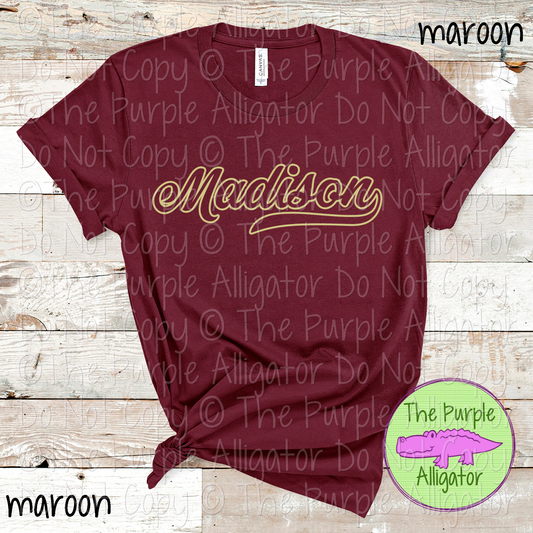 Madison Hollow Swash School Spirit Wear Team Swag - CHOOSE YOUR DESIGN COLOR - 0625 (d2f TPA)