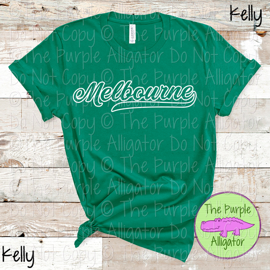 Melbourne Hollow Swash School Spirit Wear Team Swag - CHOOSE YOUR DESIGN COLOR - 0625 (d2f TPA)