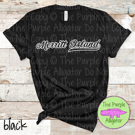 Merritt Island Hollow Swash School Spirit Wear Team Swag - CHOOSE YOUR DESIGN COLOR - 0625 (d2f TPA)
