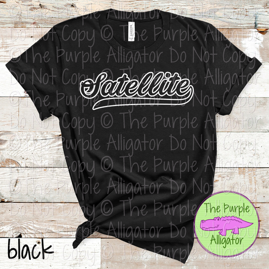 Satellite Hollow Swash School Spirit Wear Team Swag - CHOOSE YOUR DESIGN COLOR - 0625 (d2f TPA)
