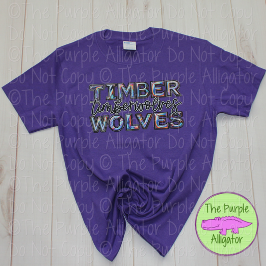 Timberwolves Holographic Mascot Team Spirit (d2f TED)