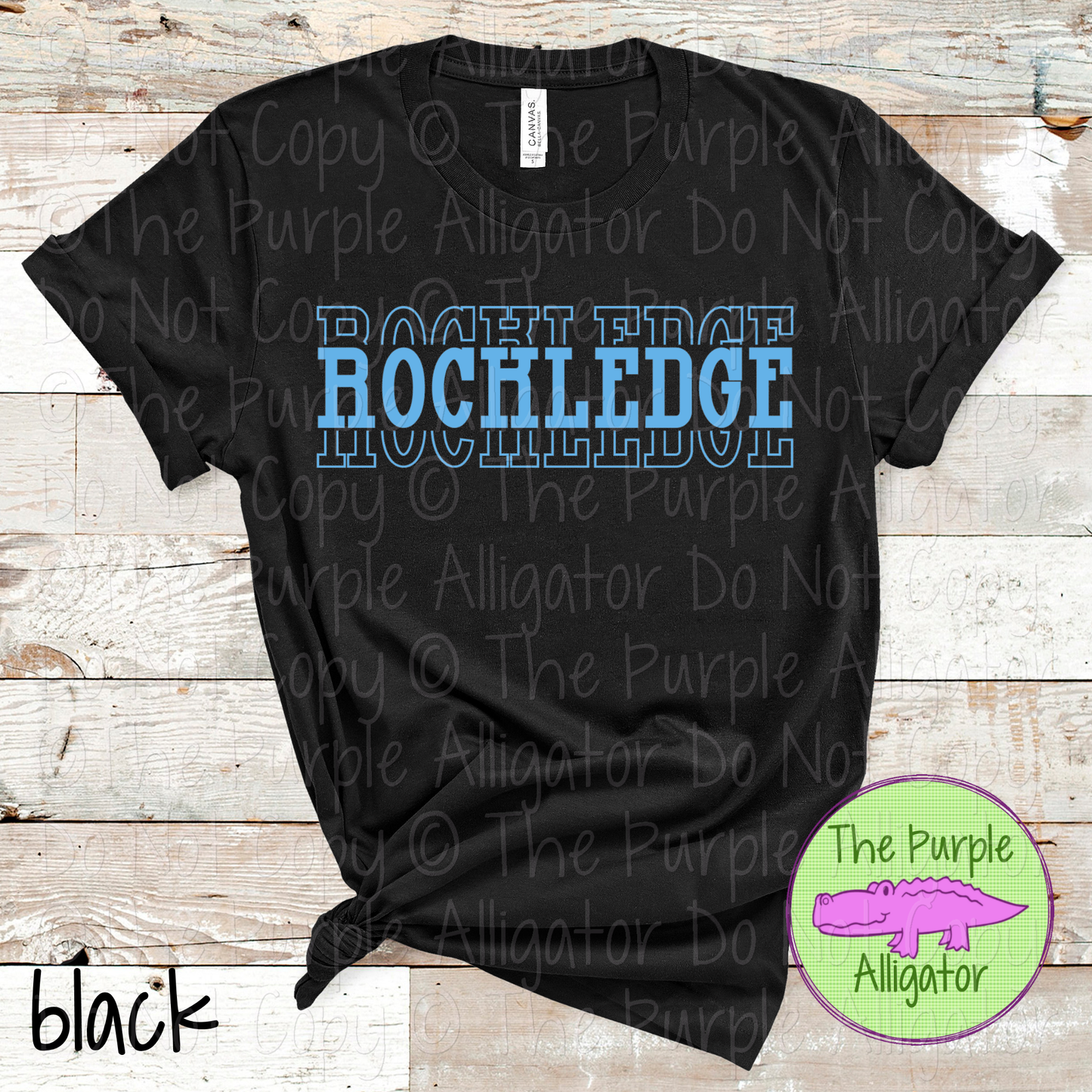 Rockledge Headliner - The Stacked Series | Bold Vintage Stacked Spirit Wear | Custom School & Mascot Apparel  0126 TPA
