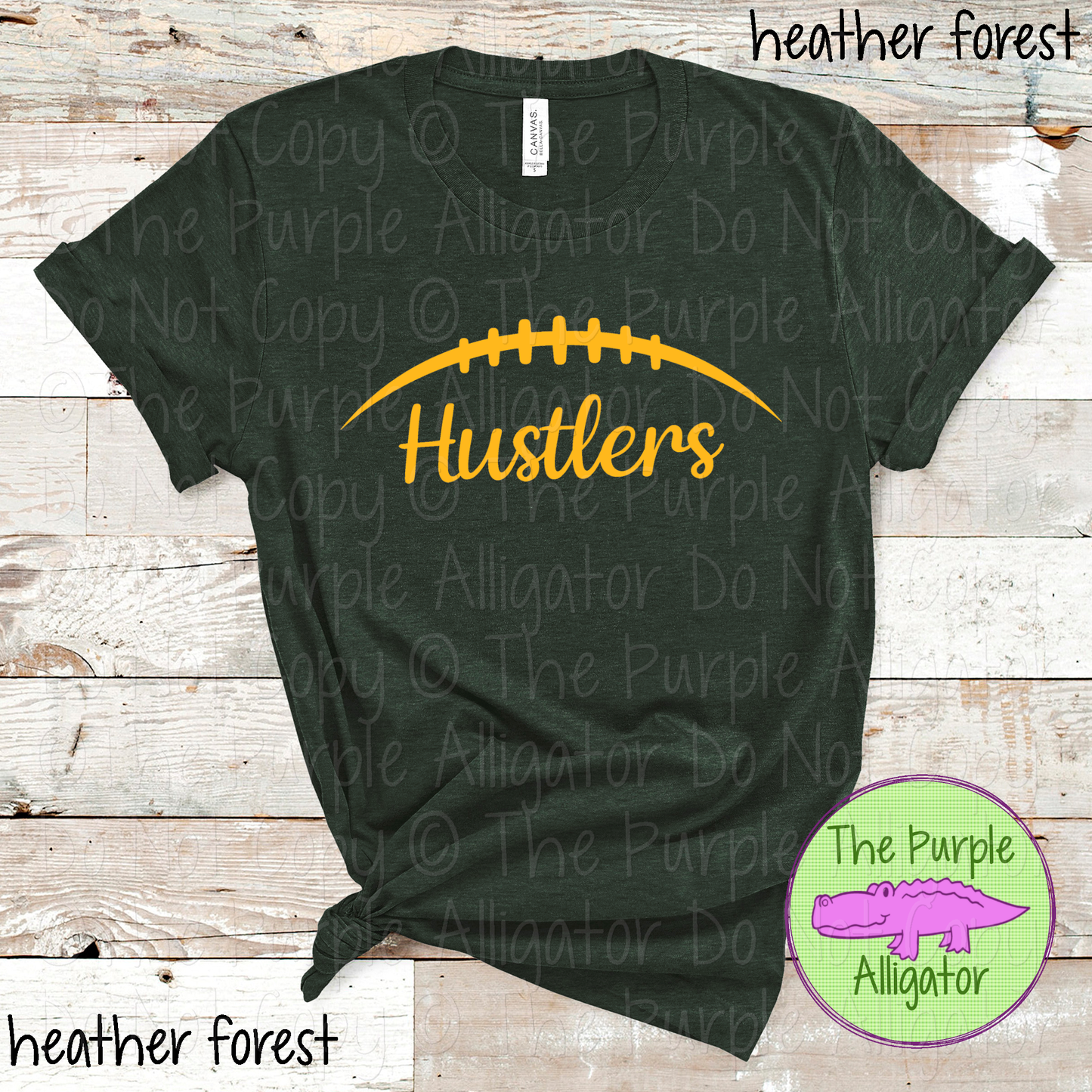 Hustlers Football | Custom School Spiritwear | Game Day Football Fan Apparel - CHOOSE YOUR DESIGN COLOR 0824 (d2f AMD)