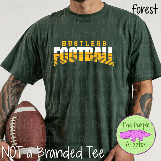 Hustlers Football 41 - Vintage Arch Custom Football Spirit Wear Mascot Apparel 0626 TPA