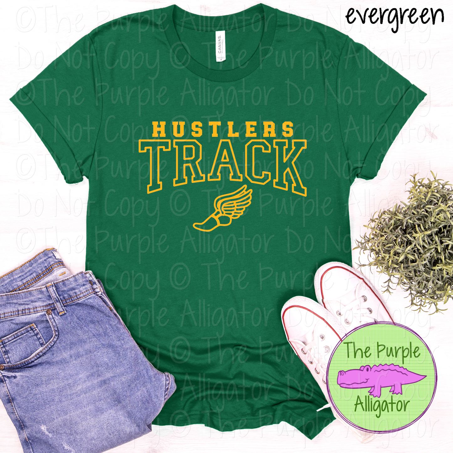 Hustlers Track 9 - Custom Track Team Spirit Wear Mascot Apparel 0724 TPA