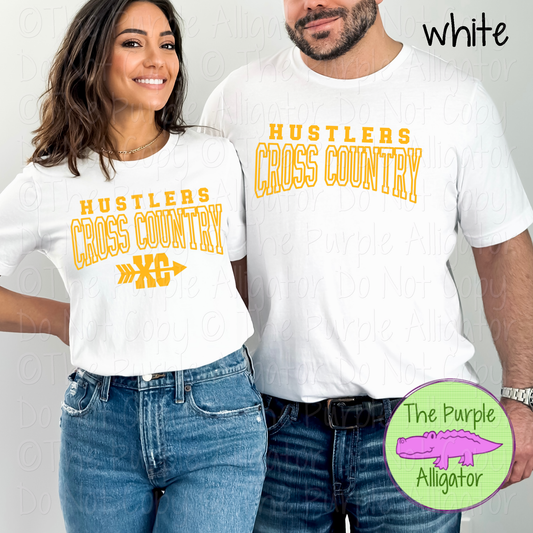 Hustlers Cross Country 1 - Custom Cross Country Spirit Wear Mascot Apparel 0626 TPA