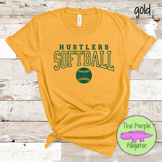 Hustlers Softball 42 - Custom Softball Team Spirit Wear Mascot Apparel 0726 TPA