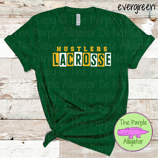 Hustlers Lacrosse Halftime – The Halftime Series Custom Two-Color Mascot Lacrosse Spirit Wear 0626 TPA