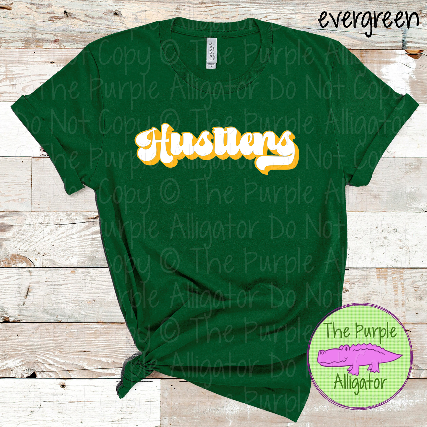 Hustlers Throwback – Custom School & Mascot Spirit Wear Apparel 0826 TPA