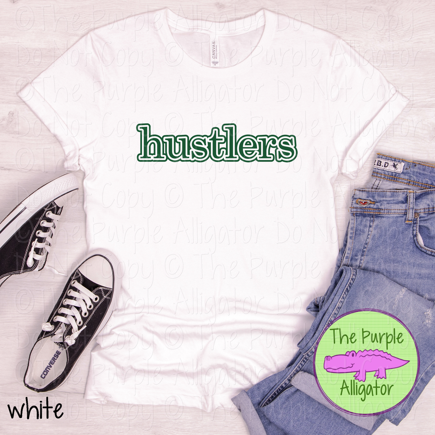 Hustlers Legacy Outline - The Classic Series - Custom School & Mascot Spirit Wear Apparel 0626 TPA
