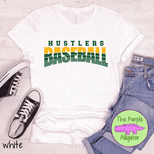 Hustlers Baseball 22 Shirt - Vintage Arch Sports Typography Tee 0724 TPA