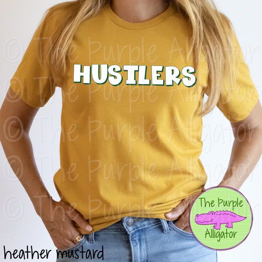 Hustlers HG Mascot School Spirit CHOOSE YOUR DESIGN COLORS 1124 (d2f TPA)
