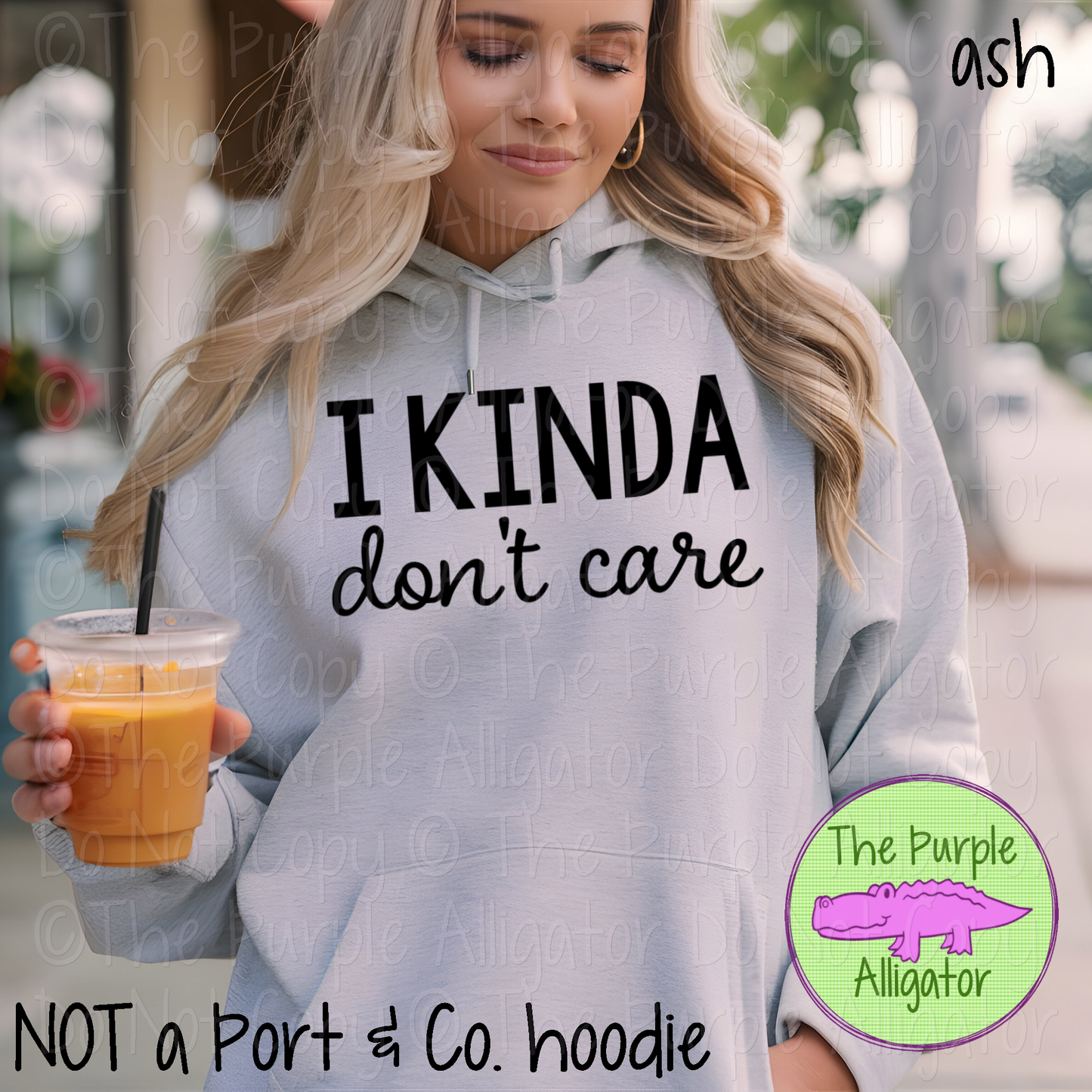 I Kinda Don’t Care Funny Sarcastic Graphic Tee 0419 TPA