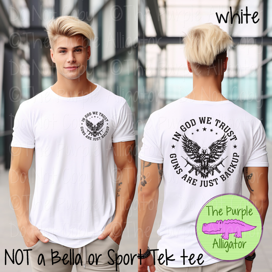 In God We Trust Patriotic Eagle Design | Front & Back Patriotic Design 0524 (d2f IS)