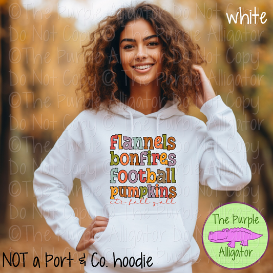 It’s Fall Y’all | Whimsical Fall Phrase Tee with Cozy Autumn Colors 0725 (D2F M)