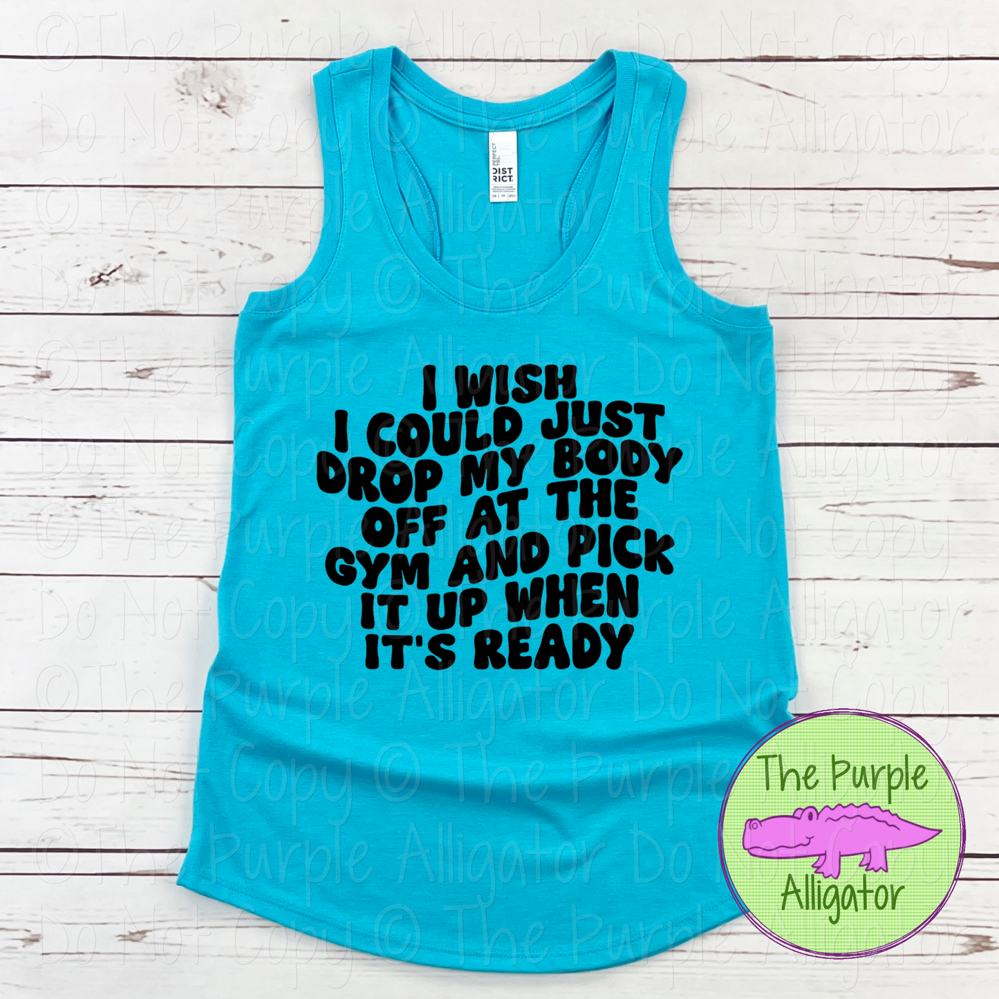 I Wish I Could Drop My Body Off at the Gym Funny Workout Fitness Humor Quote Graphic Apparel 1123 HMD