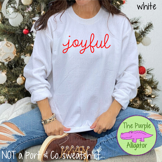 Joyful Simple Christmas Shirt and Sweatshirt 0419 TPA