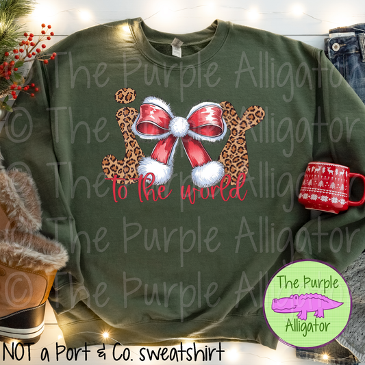 Joy to the World Santa Bow 0924 (d2f HMD)
