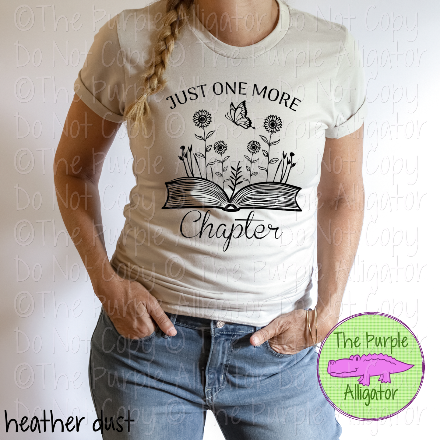 Just One More Chapter Butterfly - Choose Your Design Color - 0824 (d2f UM)
