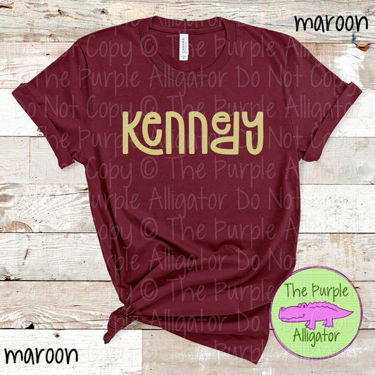 Kennedy Happy Bro | Fun & Playful School Spirit Wear for Teachers, Students & Fans – CHOOSE YOUR DESIGN COLORS - 0825 (d2f TPA)
