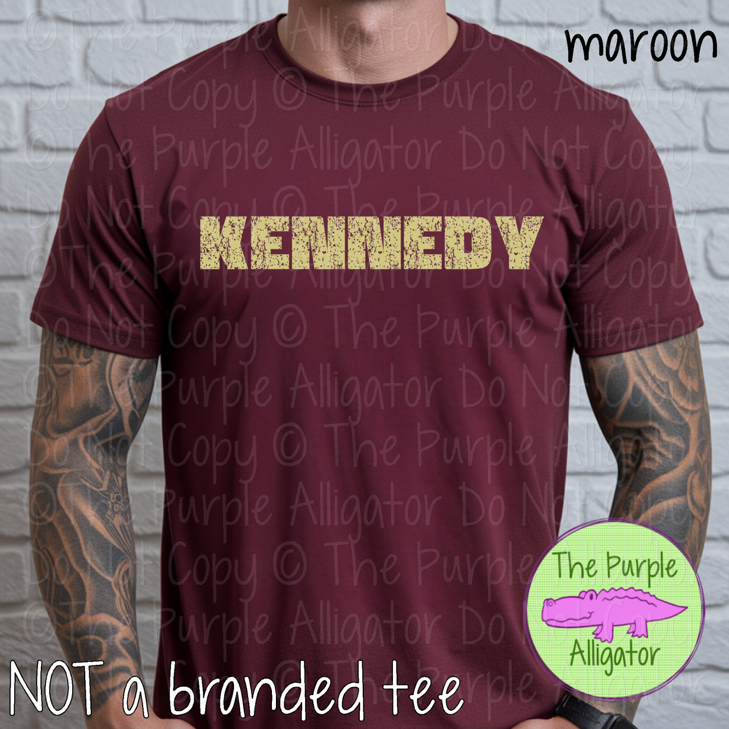 Kennedy Hardline The Grunge Series Distressed Block Athletic Spirit Wear 0326 TPA