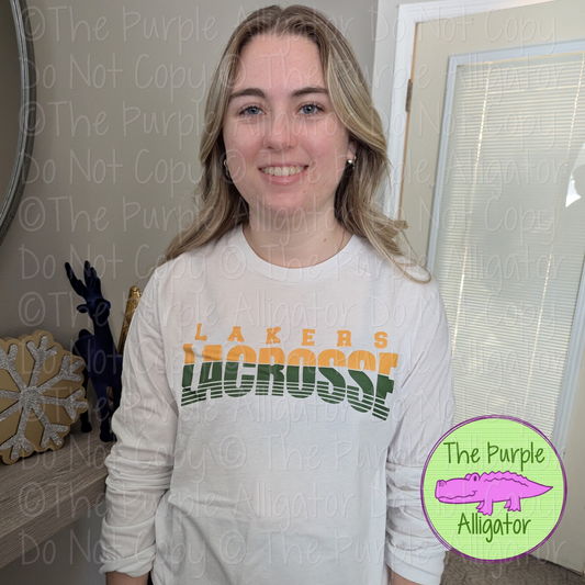 Lakers Lacrosse SC001 Mascot School Spirit - CHOOSE YOUR DESIGN COLORS (d2f TPA)