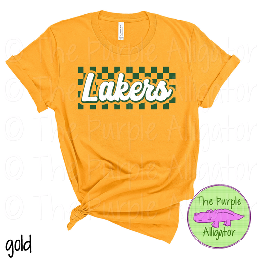 Lakers Checkerboard White Green (d2f TPA)