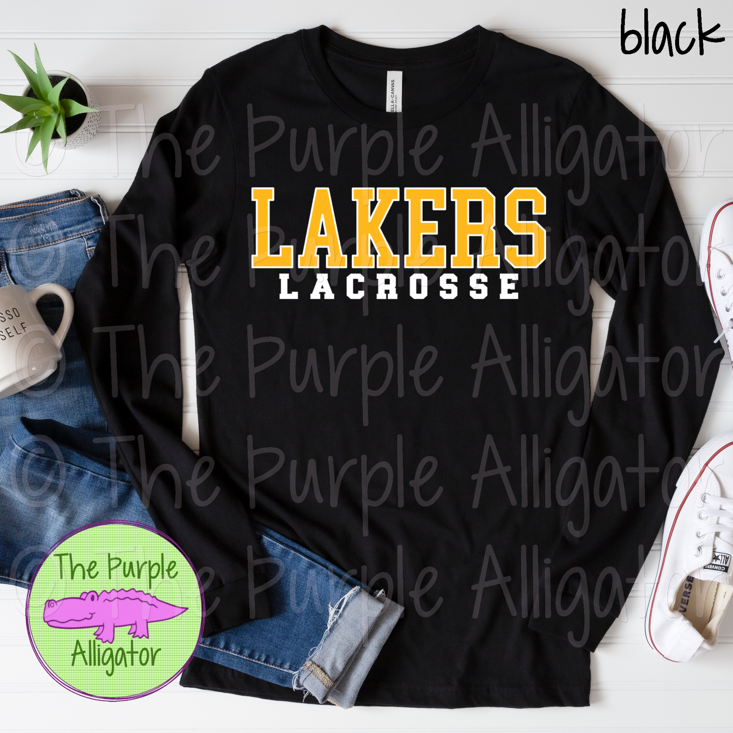 Lakers Lacrosse CB-JPST Mascot School Spirit (d2f TPA)