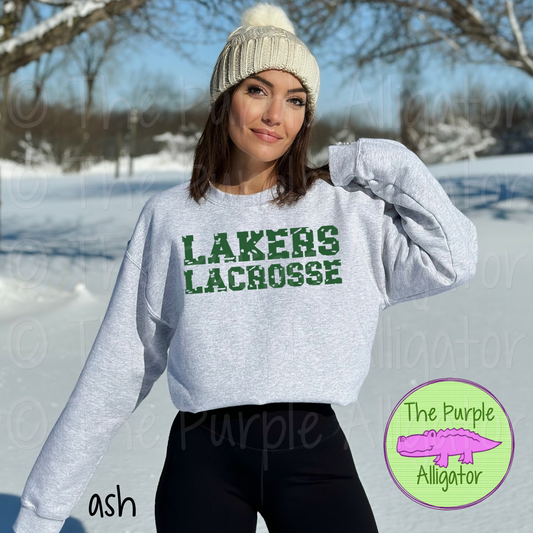 Lakers Lacrosse Distressed Green (d2f TPA)
