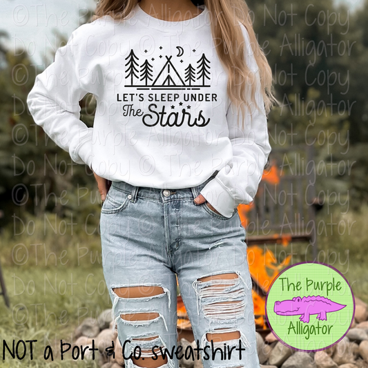 Let's Sleep Under the Stars - Choose Your Design Color - 0325 (d2f LC)