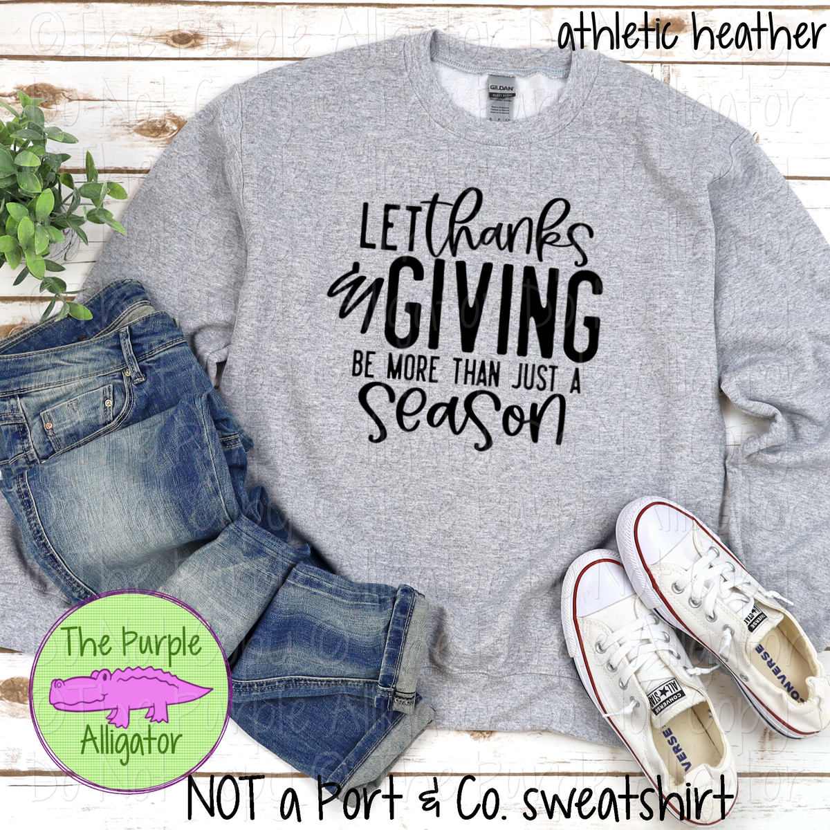 Let Thanks and Giving Be More Than a Season Thanksgiving Graphic Tee 0823 HMD