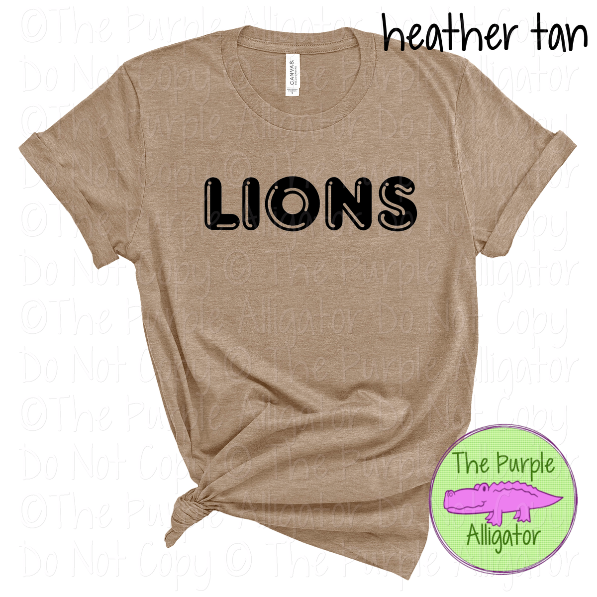 Lions Bubble Roundabout – Custom Spirit Wear Mascot Apparel 0424 TPA