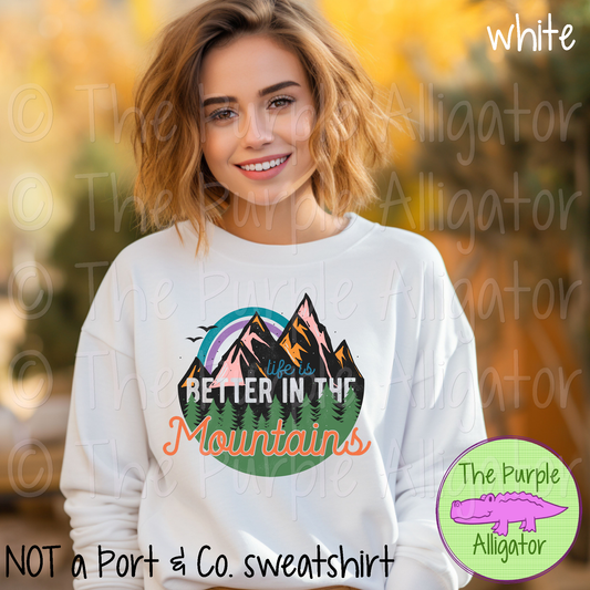 Life is Better in the Mountains Vintage Camping (d2f LC)